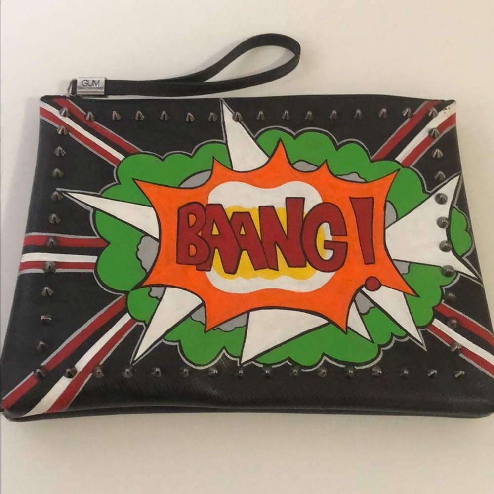 Hand painted original arm bag